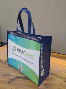 Non Woven <b>Bag</b> Eco Laminated Non Woven Fabric Tote Shopping Custom Printed Reusable Carry Wholesale Non Woven <b>Bag</b> Custom logo - Product Image 4