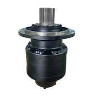 Poclain MS125 Motor Piston hidrolik, kecepatan rendah untuk mesin perisai dan Header Jalan