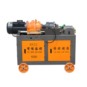 Mesin Roller benang otomatis HGS-50 CNC/Roller elektrik Bar baja mesin penggulung benang rebar hidrolik portabel