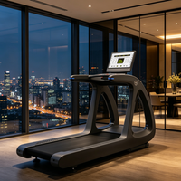 Venta al por mayor de fábrica: Caminadora comercial de alta resistencia con programación, sensor de pulso y motor AC para fitness y running.