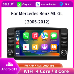 M-Class ML W164 X164 2 Din Touch Screen Car Navigation Radio <b>Player</b> USB GPS Android Auto Carplay 4K TV MP3 Enabled Car - Product Image 3