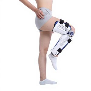 Support de fracture des membres inférieurs réglable pour les pieds gauche et droit, dispositif orthopédique de rééducation postopératoire de la cheville - Product Image 4