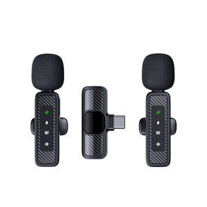 Micrófono Lavalier Inalámbrico QY22 con Doble Reducción de Ruido para Transmisión en Vivo Móvil - Product Image 3