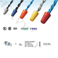 Conector Eléctrico de Doble Ala de Plástico Resistente de Alta Calidad con Rango de Cableado de 20-10AWG y Retardante de Llama 94V-2