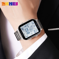 Jam Tangan Digital SKMEI 2301 untuk Pria, Mewah, Tahan Air, Olahraga, Baja Anti Karat, Tahan Guncangan, Jam Tangan Pria 1888 Reloj Hombre