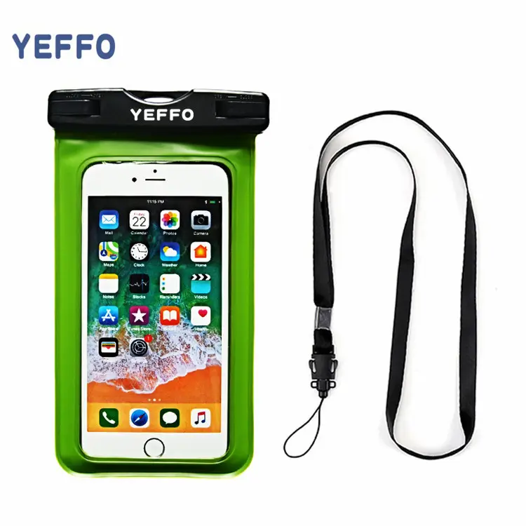 YEFFO אוניברסלי עמיד למים טלפון מקרה נייד אביזרי צף שחייה טלפון מקרה עבור iphone