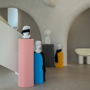 Kệ Phân Giấy Nhiều Màu Sắc Tùy Chỉnh Kệ Trưng Bày Hình Trụ Gấp Được Giá Đỡ Hình Trụ Acrylic Để Trang Trí Trình Diễn Thời Trang - Product Image 3