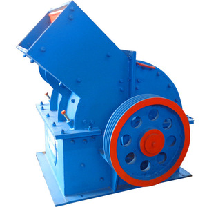Concasseur à marteaux portable pour l'exploitation minière, machine de concassage de pierres avec moteur AC, capacité maximale de 20 tonnes par heure, couleur bleue - Product Image 4