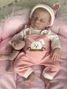 ตุ๊กตาเด็กทารกทำจากผ้าฝ้ายอินเดีย ยางพาราแอฟริกัน ซิลิโคนแท้ ดื่มน้ำได้ รุ่นแฟชั่นคริสต์มาส - Product Image 3