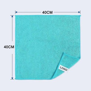 Toalla de Microfibra para Detallado de Autos y Limpieza de Vidrios, Paño de Limpieza para Platos, 30x30cm 40x40cm, Toalla de Lavado de Autos Más Vendida - Product Image 2