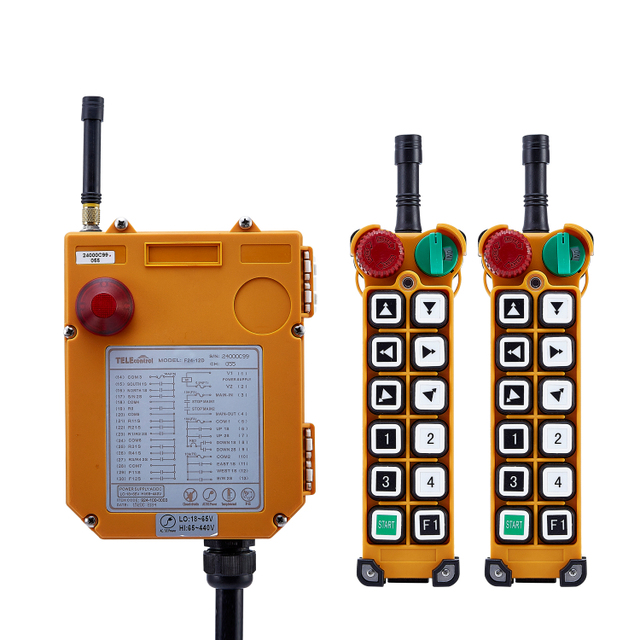 High Quality F24-12D TELEcontrol Hot Sale Double Speed Electric Crane Use