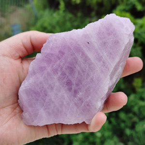 Nhà máy trực tiếp tự nhiên thô Kunzite đá thạch anh tím pha lê thô khối cho chữa bệnh khoáng sản mẫu vật - Product Image 5