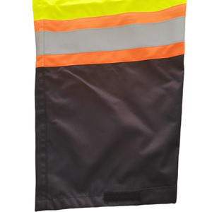 Men <strong>Fluorescent</strong> 100% <strong>Waterproof</strong> Reflective <strong>Safety</strong> Trousers Workwear Cargo Work <strong>Pants</strong> for Construction - Product Image 4