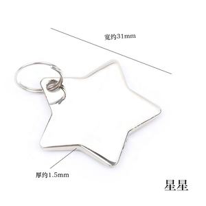 Llavero con etiqueta de <span class=keywords><strong>metal</strong></span> personalizada para perro, llavero con forma de corazón redondo cuadrado, tarjeta antipérdida, grabado láser para número de teléfono móvil - Product Image 2