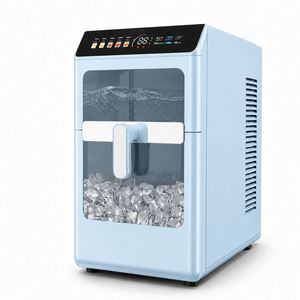 Machine à glaçons portable de comptoir 12 kg/24 h, fabrication rapide des glaçons avec alimentation en eau automatique et auto-nettoyage pour usage domestique et extérieur - Product Image 1