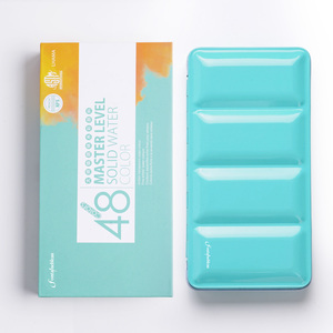 Palette de peinture <span class=keywords><strong>aquarelle</strong></span> 48 couleurs Fontainebleau en gros, ensemble de transport personnalisé, peinture <span class=keywords><strong>aquarelle</strong></span> non toxique pour la peinture professionnelle - Product Image 5