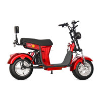 Moped Citycoco Gaya Chopper M7 Baterai Lithium 60V 20AH Roda Aluminium 10-Inci Kecepatan 60km/jam 40 °   Climbing Gradient Grosir