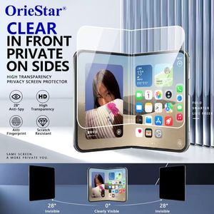 Película Protectora de Pantalla Plegable Transparente con Protección Antiespía de 28 Grados para Teléfonos Móviles Plegables - Product Image 2