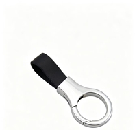 Porte-clés boussole tendance pour homme, personnalisé, en alliage de zinc léger