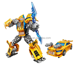 Modellino Auto <span class=keywords><strong>Robot</strong></span> per Ragazzi, Giocattolo Elettronico 26CM, Figura Trasformabile Anime con Luci e Suoni, Azione in Plastica - Product Image 1
