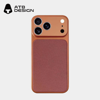 Étui de luxe tissé en TPU+PC ATB pour 17/18 Pro Max avec charge sans fil, antichoc et étanche