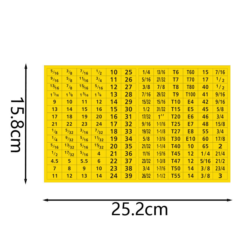 Amarillo (plegable): 15,8*25,2 (cm)
