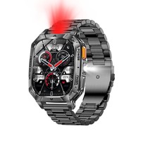 Reloj Inteligente HD AK103 para Hombre, Pantalla de 2.01 Pulgadas, Batería de 1400 mAh, Múltiples Modos Deportivos, IP68, Resistente, para Actividades al Aire Libre