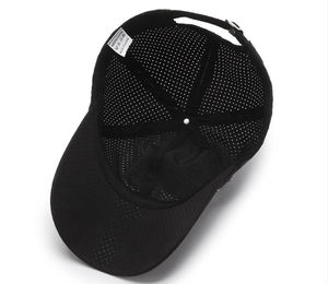 Cappellino da basket per Sport estivi da trekking a asciugatura rapida all'ingrosso cappellino da Trail da Trail Running regolabile con 6 pannelli - Product Image 3