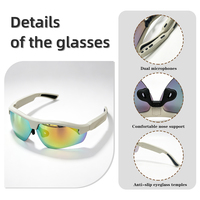 AI Voice Smart Sunglasses, Lightweight UV400 UV Blocking Hands Free Audio Call Eyewear for Golf Driving Outdoor Sports