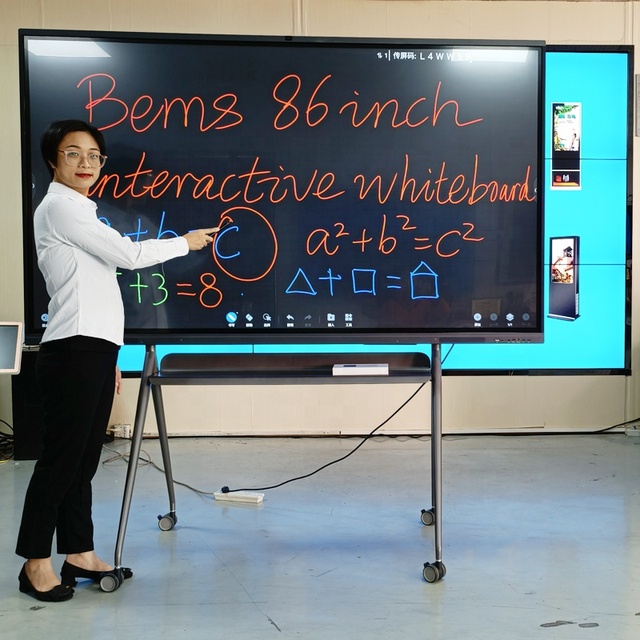 Factory Price 4K Interactive Whiteboard 65 75 85 86 100 120 Inch Touch Screen Android Smart Board