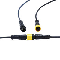 Tahan air PVC tembaga Core 2/3/4/5/6 Pin adaptor kabel Harness optik tampilan Bafang untuk Ebike/suku cadang sepeda motor 1m 220V