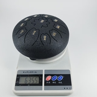 Hot Selling 6 Inch Mini Steel Tongue Drum 11-Note Rain Chime Percussion Musical Instrument Stainless Steel Drum Chamber