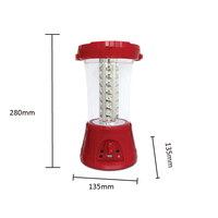 48 Led Haute Luminosité Rechargeable D'urgence Solaire Lanternes De Camping avec Prise USB Lumière