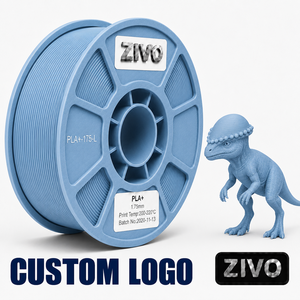 <strong>Custom</strong> <strong>PLA</strong> Filament 1.75mm 1KG OEM Factory Wholesale 3D Printer Filament Bulk High Toughness Impact Resistance - Product Image 1
