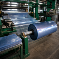 Rouleau de film souple en PVC transparent personnalisé, feuilles de film en PVC flexible pour emballage et protection