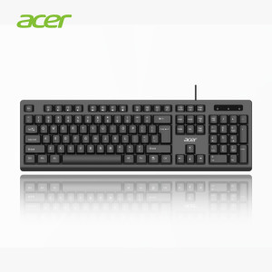 Acer OAK930 <span class=keywords><strong>clavier</strong></span> de bureau filaire mince de jeu USB étanche 104 touches équipement d'<span class=keywords><strong>ordinateur</strong></span> de bureau/portable - Product Image 1