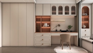 Armoires Modernes Autoportantes Personnalisées - Meubles de Chambre Écologiques et Anti-Humidité avec Montage Facile, Bibliothèques et Coiffeuses - Product Image 2