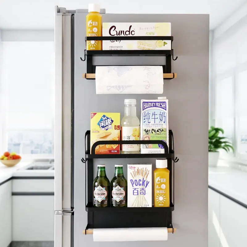 Especias y mermeladas Cocina favorecida Creative Space Saver para Bebidas Orolay Estante Colgante para refrigerador 
