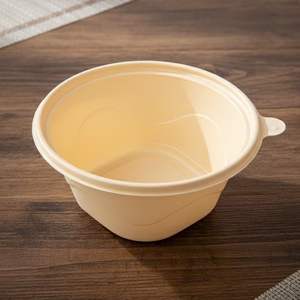 Gepersonaliseerde wegwerpverpakkingen voor afhaalmaaltijden, fastfoodcontainers, soepkommen, saladeboxen, ronde dozen met papieren deksel - Product Image 4