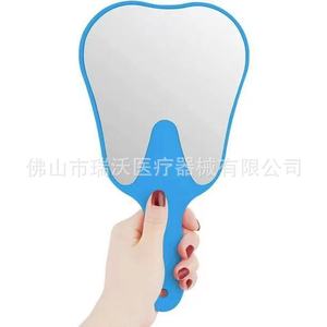 Dental Shaped <b>Mirror</b> <b>Plastic</b> Oral Care Tool For Teeth Inspection Multicolor - Product Image 2