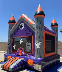 Halloween רדוף דפיקות נושא הטירה מתנפחים - Product Image 3