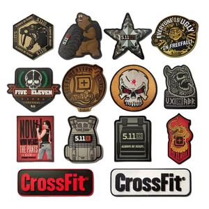 Écusson tactique en PVC souple 3D personnalisé pour vêtements, logo en caoutchouc, silicone, gaufré, motif infanterie marine - Product Image 3