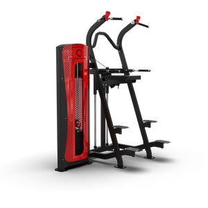 QADM193 Pro Barre de traction et de dips réglable en acier avec assistance par poids |   Équipement d'exercice musculaire multifonctionnel |   Fitness Commercial d'Élite - Product Image 2