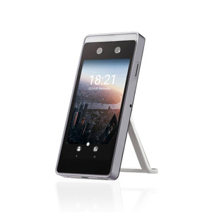 Terminal d'accès par empreinte digitale, machine biométrique de pointage des heures sans fil 4G, reconnaissance faciale visible avec WiFi SIP - Product Image 4