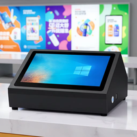 Écran tactile capacitif de 11,6 pouces + Caisse enregistreuse LED POS de 7 pouces Bluetooth 5.2 Wi-Fi 6 USB3.0 Android OS RK3568 CPU Garantie de 2 ans