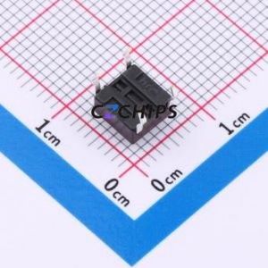 K2-1102DP-A4SW-04 Tactile Switch Through hole-4P,6x6mm Switch Single Pole Single Throw Round Button 2.5N Through Hole - Product Image 2