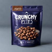 Bolsa de Fondo Plano para Pistachos en Cáscara, de Grado Alimenticio, con Cierre Hermético, de Aluminio y Plástico, Personalizada, al por Mayor