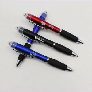 Wholesale Custom Logo LED Light Pen for Stylus Ballpoint Pen Laser Engraving Business Gift for Touch <b>Screen</b> Promotional Gift Pen - Product Image 6