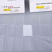 Formation aux premiers soins médicaux Masque de RCR jetable Barrière de désinfection Masque de RCR bouche à bouche