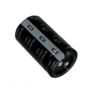Distributeur agréé 2200 uF EET-UQ2D222KA CAP ALUM 2200UF 20% 200V SNAP TH Condensateur à montage traversant - Product Image 1